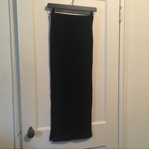 American Apparel Thick Rib Maxi Skirt